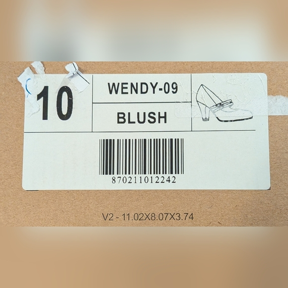 Journee Collection Women's Wendy Mary Jane's Heels in BLUSH Size 10M NIB - Picture 5 of 5